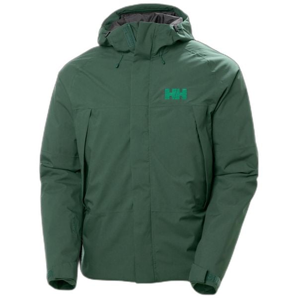 Kurtka izolowana Helly Hansen banff. Zielone kurtki męskie Helly Hansen, bez wzorów, trekkingowe. Za 999.00 zł.