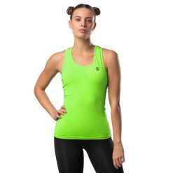 Koszulka tank top fitness damska All Star. Czarne koszulki sportowe damskie SIROKO, s, bez wzorów, z materiału, bez kołnierzyka, bez ramiączek, na fitness i siłownię. Za 85.95 zł.