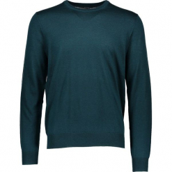Sweter w kolorze zielonym. Zielone swetry przez głowę męskie Ben Sherman, z wełny, z okrągłym kołnierzem. W wyprzedaży za 195.95 zł.