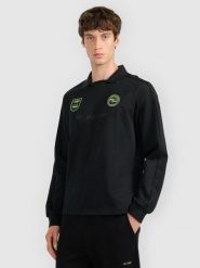4F Longsleeve polo męski 4F x Robert Lewandowski - czarny S. Czarne koszulki polo męskie 4f, m, bez wzorów, z dzianiny, klasyczne, bez ramiączek. Za 159.99 zł.