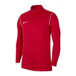 Bluza piłkarska chłopięca Nike Park 20 Track. Białe bluzy dla chłopców Nike, bez wzorów, z poliesteru, bez ramiączek, bez kaptura. Za 102.99 zł.