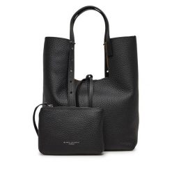 Torebka Gianni Chiarini. Czarne torebki do ręki damskie Gianni Chiarini, bez wzorów, klasyczne, bez dodatków. Za 799.99 zł.