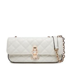 Torebka Guess. Białe torebki do ręki damskie Guess, z aplikacjami, bez dodatków. Za 309.99 zł.
