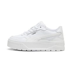 Buty damskie sportowe Puma KARMEN II IDOL. Białe obuwie sportowe damskie Puma, bez wzorów, z gumy, trekkingowe. Za 306.65 zł.