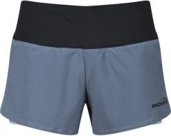 Spodenki do biegania damskie Inov-8 Trailfly Ultra 3 2in1 Short - slate/blue grey rozmiar: m. Niebieskie szorty sportowe damskie Inov-8, m, bez wzorów, sportowe, do biegania. Za 231.79 zł.