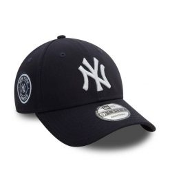 Czapka z daszkiem New Era Side Patch 940 Nyy. Czarne czapki i kapelusze damskie New Era, bez wzorów. Za 119.99 zł.