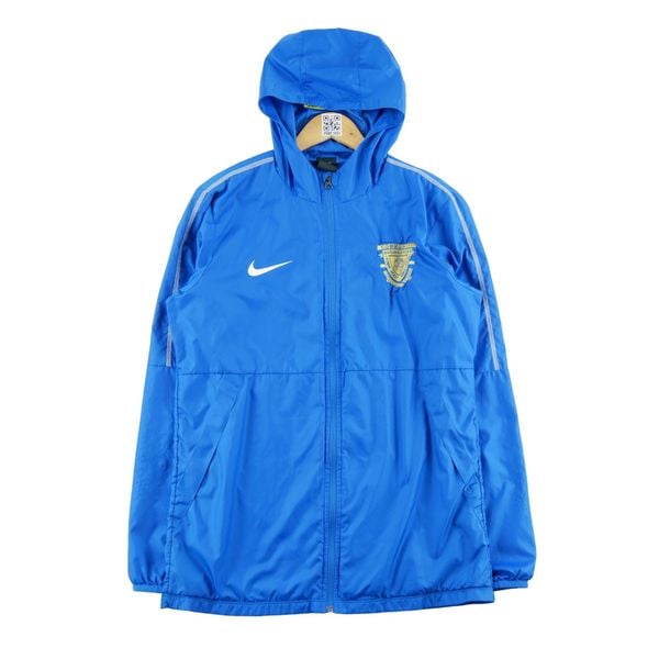 Męska niebieska bluza dresowa. Niebieskie bluzy męskie Nike, l, bez wzorów, z dresówki, bez kaptura. Za 85.16 zł.