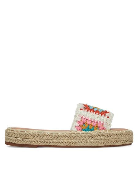 DeeZee Espadryle 8-730-4 Écru. Espadryle damskie DeeZee, bez wzorów, z materiału, bez obcasa, bez zapięcia. Za 119.99 zł.
