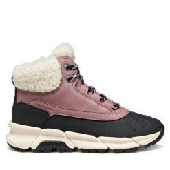 Śniegowce Geox. Czerwone śniegowce dziewczęce Geox, bez zapięcia. Za 309.99 zł.