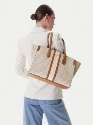 MICHAEL Michael Kors Torebka 30R6GQ6T7B Kremowy. Białe torebki do ręki damskie MICHAEL Michael Kors, bez wzorów, ze skóry, bez dodatków. Za 674.99 zł.