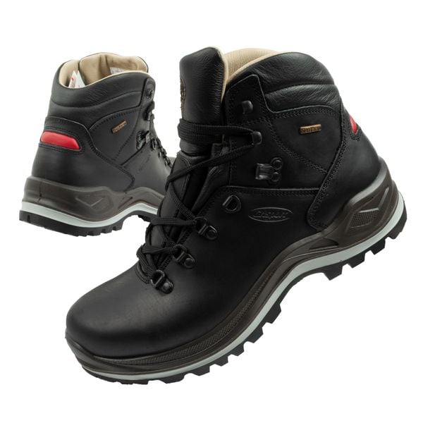 Buty trekkingowe męskie Grisport Nero dakar SPO-TEX, WIN THERM. Czarne trekkingi męskie Grisport, na zimę, trekkingowe. Za 449.00 zł.