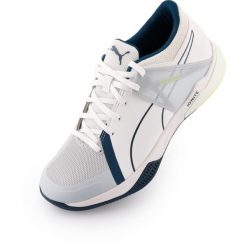 Trampki Puma Unisex Xbrid 2 Biały/Szary-Żółty Rozmiar 38. Szare buty sportowe męskie Puma, bez wzorów, bez zapięcia. Za 371.99 zł.
