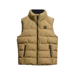 Kurtka puchowa Superdry. Żółte kurtki męskie Superdry., xl, bez wzorów, prążkowane. Za 453.40 zł.