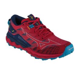 Buty Mizuno Wave Daichi 7 W J1GK227141. Czerwone obuwie sportowe damskie Mizuno, bez wzorów, z gumy, do biegania, mizuno wave. Za 499.99 zł.