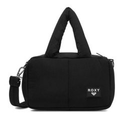 Torebka Roxy. Czarne torebki do ręki damskie Roxy, bez wzorów, klasyczne, bez dodatków. Za 59.99 zł.