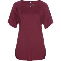 Shirt z wycięciami na ramionach bonprix czerwony rododendron. Bluzki damskie bonprix. Za 79.99 zł.