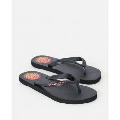 Japonki męskie Rip Curl Icons of Surf Bloom Open Toe. Czarne buty sportowe męskie Rip Curl, bez zapięcia. Za 109.99 zł.