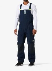 Spodnie żeglarskie męskie Helly Hansen Pier 4.0 Bib. Niebieskie spodnie materiałowe męskie Helly Hansen, l, bez wzorów, z materiału. Za 999.00 zł.