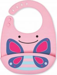Skip Hop Skip Hop Śliniak silikonowy Zoo Motyl. Śliniaki dla dzieci Skip Hop, bez wzorów. Za 75.28 zł.