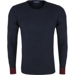 Sweter Trussardi Jeans. Swetry przez głowę męskie TRUSSARDI JEANS, m, bez wzorów, z jeansu, bez kołnierzyka. Za 139.00 zł.