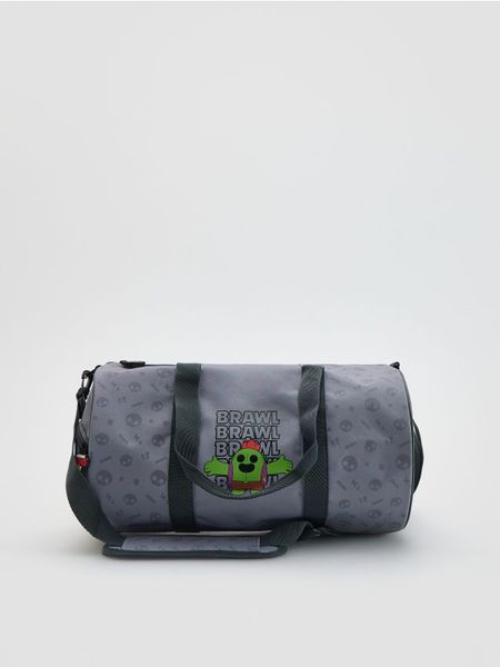 Sportowa torba Brawl Stars - szary. Szare torby i plecaki dziecięce Reserved, z tkaniny, duże. Za 109.99 zł.