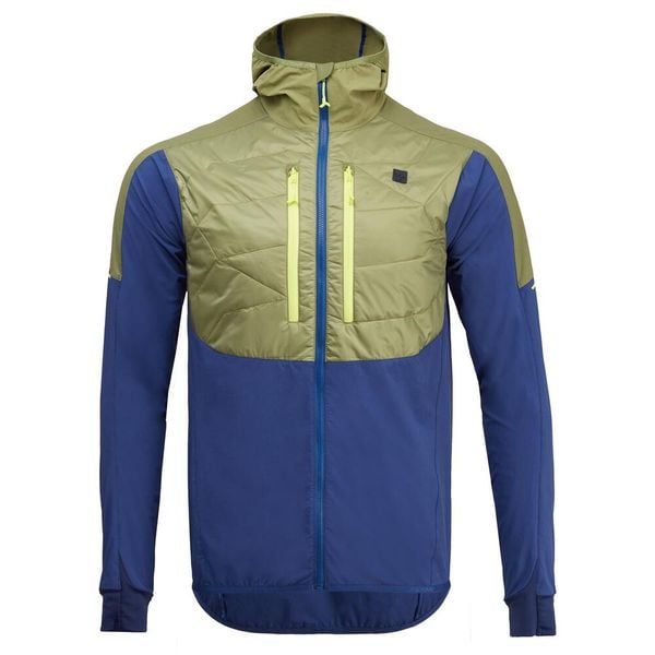 Kurtka narciarska Silvini Core. Niebieskie kurtki męskie Silvini, m, bez wzorów, z materiału, z kapturem, narciarskie, primaloft. Za 483.00 zł.