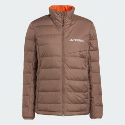 Kurtka Terrex Multi Light Down CLIMAWARM. Czarne kurtki damskie Adidas, xl, bez wzorów, z materiału, bez kaptura. Za 599.00 zł.