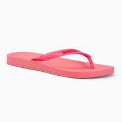 Japonki damskie Ipanema Anat Colors. Czerwone klapki damskie Ipanema, bez wzorów, z materiału, bez obcasa. Za 79.99 zł.