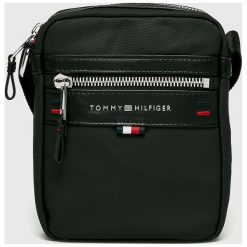 Tommy Hilfiger - Saszetka. Czarne saszetki męskie Tommy Hilfiger, z materiału, casualowe. Za 299.90 zł.