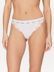 Guess Figi brazylijskie O4YE00 PZ01C Biały. Białe figi damskie Guess, s, z aplikacjami, z syntetyku. Za 69.99 zł.