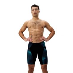 Speedo Compressie Jammer Eco Endurance+ Blauw/Groen. Niebieskie kąpielówki męskie Speedo, m, bez wzorów, do pływania. Za 309.99 zł.