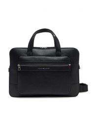 Tommy Hilfiger Torba na laptopa Th Central Computer Bag AM0AM13203 Czarny. Czarne torby na laptopa męskie Tommy Hilfiger, bez wzorów, ze skóry. Za 459.99 zł.
