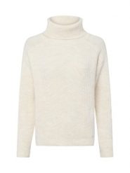More & More sweter z golfem Kobiety Sztuczne włókno niebieski, 46. Niebieskie swetry damskie More & More, bez wzorów, z dzianiny, bez kołnierzyka, bez ramiączek, bez kaptura. Za 229.95 zł.