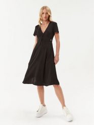 Calvin Klein Jeans Sukienka codzienna J20J221140 Czarny Regular Fit. Czarne sukienki damskie Calvin Klein Jeans, na co dzień, m, bez wzorów, z jeansu, bez kołnierzyka, bez ramiączek, proste. Za 399.99 zł.