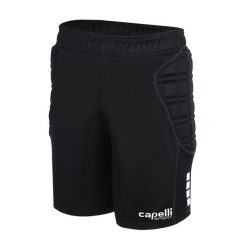 Spodenki bramkarskie męskie Capelli Basics I Adult Goalkeeper. Czarne krótkie spodenki sportowe męskie CAPELLI SPORT, m, bez wzorów, z materiału, do piłki nożnej. Za 89.99 zł.