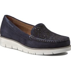 Półbuty JANA - 8-24625-26 Navy Suede 806. Niebieskie półbuty damskie JANA, z materiału. W wyprzedaży za 189.00 zł.