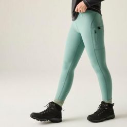 Damskie legginsy turystyczne Monira. Zielone legginsy damskie Regatta, s, bez wzorów. Za 199.99 zł.