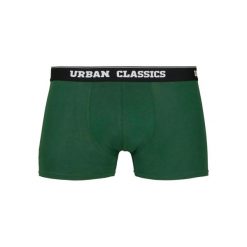 Bokserki Męskie Z Nadrukiem Na Całej Powierzchni (zestaw 3 Sztuk). Czarne bokserki męskie Urban Classics, m, bez wzorów. Za 85.99 zł.