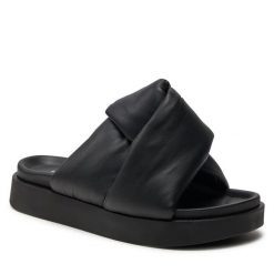 Klapki Inuikii. Czarne klapki damskie Inuikii, bez wzorów, bez obcasa. Za 629.99 zł.