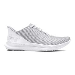 Buty do biegania damskie Under Armour Charged Speed Swift. Szare obuwie sportowe damskie Under Armour, bez wzorów, do biegania. Za 219.99 zł.
