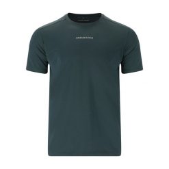 Koszulka Endurance Loker. Zielone buty sportowe męskie Endurance, bez wzorów, bez kołnierzyka, bez ramiączek, na fitness i siłownię. Za 120.50 zł.