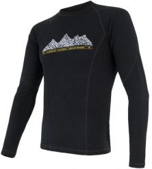 Bluza Sensor Merino DF Tee L/S - black adventure. Czarne bluzy damskie Smartwool, l, bez wzorów, bez kaptura. Za 385.04 zł.