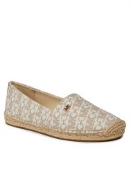 MICHAEL Michael Kors Espadryle Kendrick Slip On 40R4KNFP1B Écru. Espadryle damskie MICHAEL Michael Kors, bez wzorów, ze skóry, bez obcasa, bez zapięcia. Za 369.99 zł.