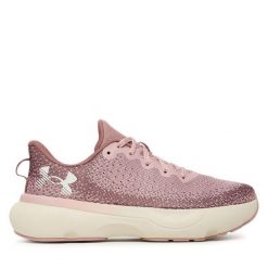 Buty do biegania Under Armour. Czerwone obuwie sportowe damskie Under Armour, bez wzorów, do biegania. Za 289.99 zł.