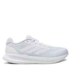 Buty do biegania adidas. Białe buty sportowe męskie Adidas, bez zapięcia, do biegania. Za 189.99 zł.