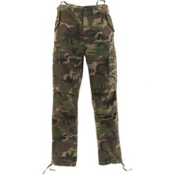 Spodnie bushcraft męskie Brandit M65 Vintage Woodland. Brązowe spodnie sportowe męskie Brandit, m, bez wzorów, outdoorowe. Za 327.50 zł.