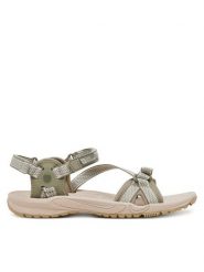 Jack Wolfskin Sandały Lakewood Ride Sandal M 4019041 Beżowy. Brązowe sandały damskie Jack Wolfskin, bez wzorów, z materiału, bez obcasa, na płaskiej podeszwie, bez zapięcia. Za 199.99 zł.