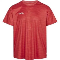 Koszulka treningowa męska RSL Leonardo. Czerwone koszulki sportowe męskie RSL, m, bez wzorów, bez kołnierzyka, bez ramiączek. Za 286.00 zł.