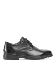 Geox Półbuty J Federico C J04D1C 00043 C9999 D Czarny. Czarne eleganckie półbuty Geox, bez wzorów, ze skóry, bez zapięcia. Za 339.99 zł.