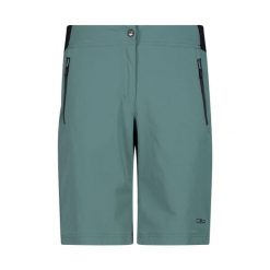 Szorty damskie turystyczne CMP 34T5066. Zielone szorty sportowe damskie CMP, xs, bez wzorów, sportowe, trekkingowe. Za 290.50 zł.
